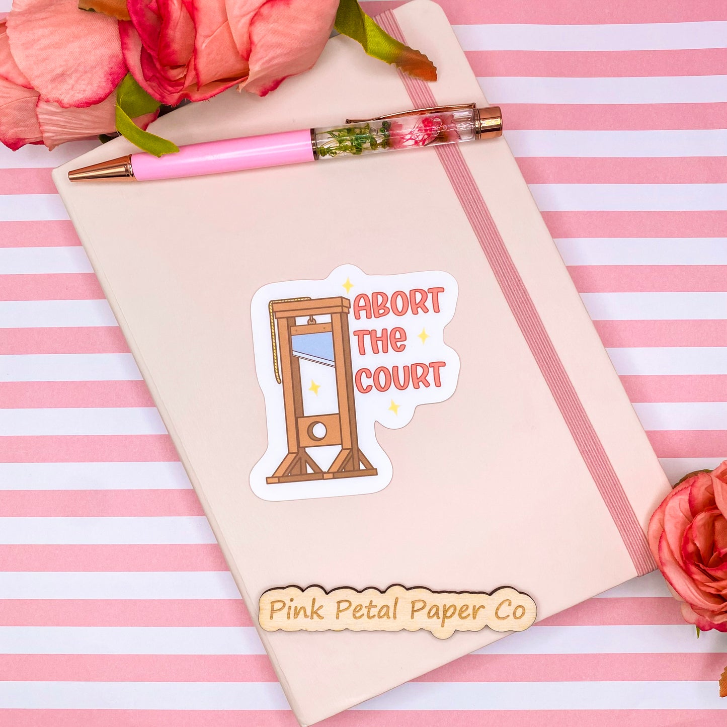 Abort the Court Vinyl Sticker
