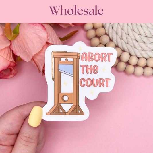 Abort the Court Vinyl Sticker