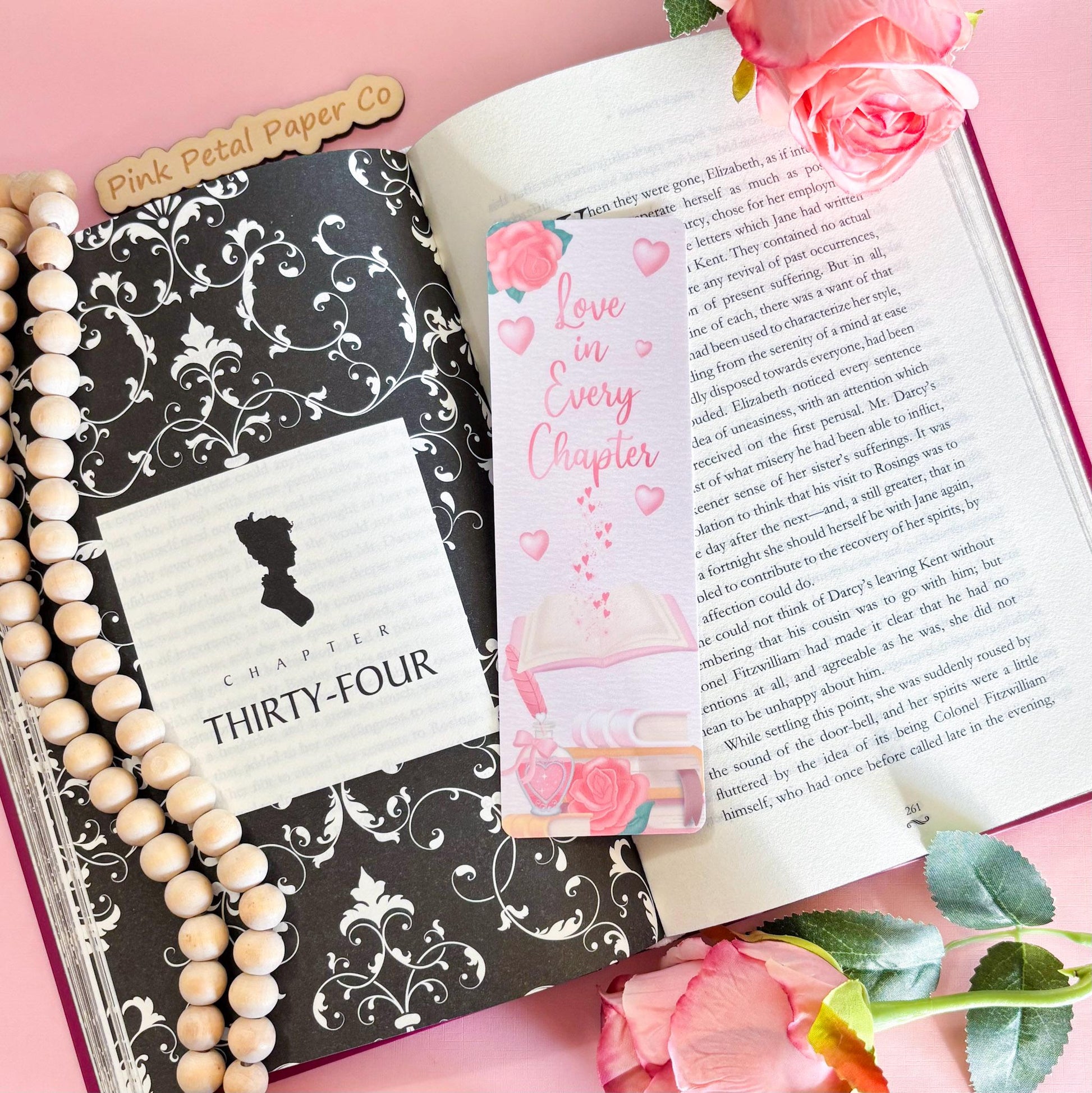 Valentine Coquette Bookmark Set, Girly Bookmark, Bows Bookmark, Handmade Gifts for Book Lovers, Booklover Romance Gifts, Soft Girl Bookmark