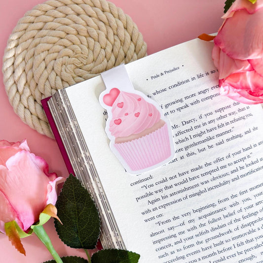 Coquette Valentine's Day Magnetic Bookmark, Stocking Stuffer, Reading Accessory, Handmade Gifts for Book Lovers, Soft Girl Bookmark